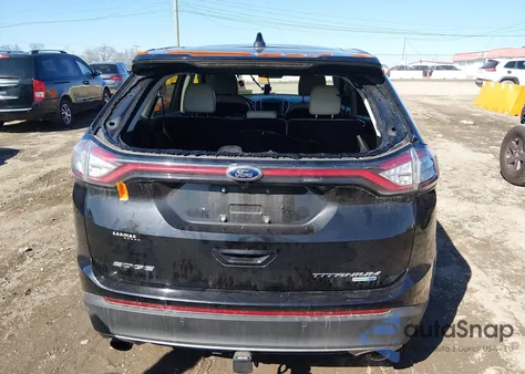 2015 Ford Edge Titanium z USA, uszkodzony, nr VIN 2FMTK4K9XFBC19240